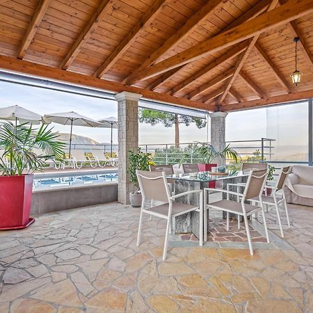 Villa Olivia Corfu - Amazing Sea-View 3 Bedroom Villa With A Pool Gazatika ภายนอก รูปภาพ