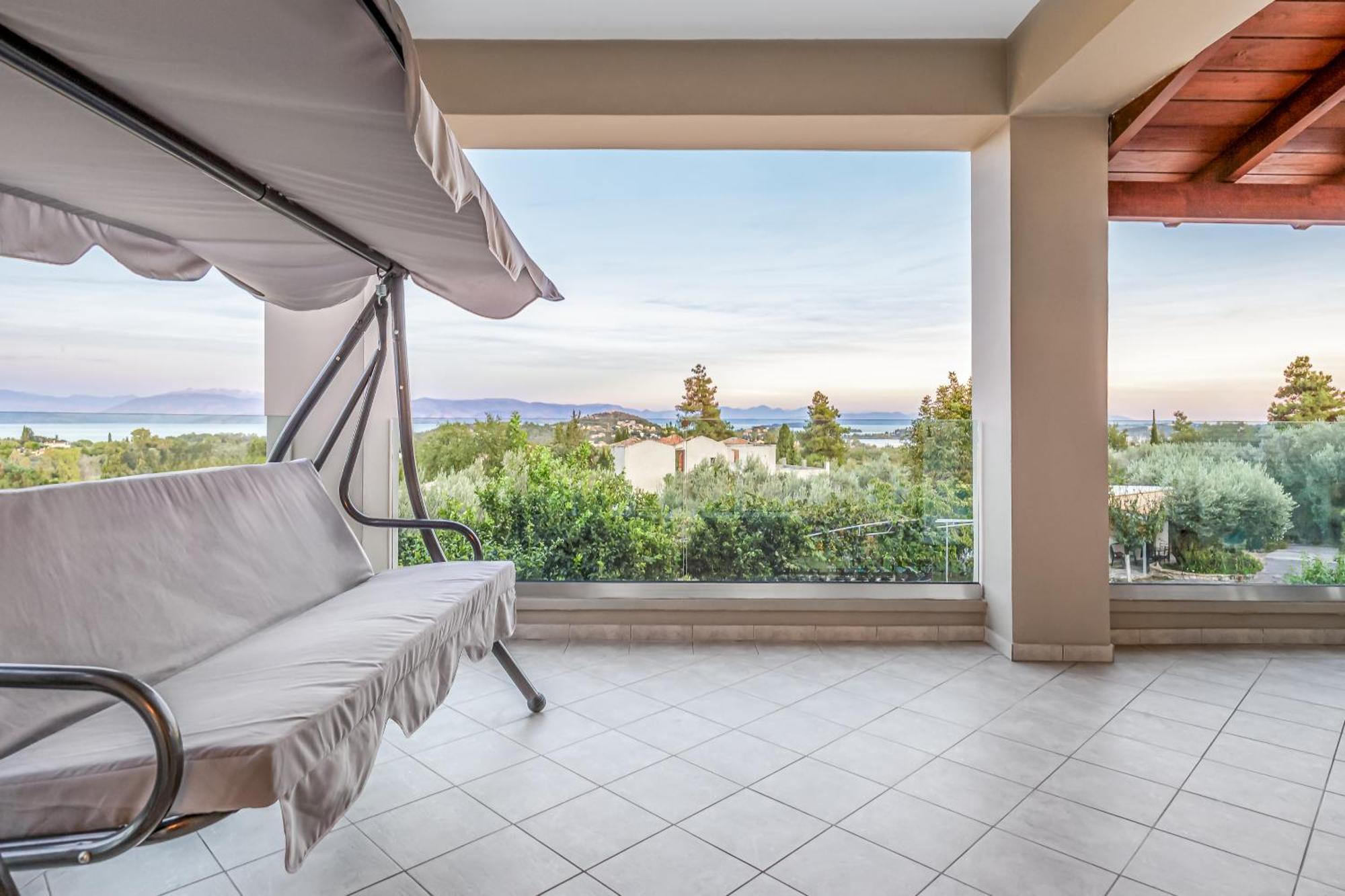 Villa Olivia Corfu - Amazing Sea-View 3 Bedroom Villa With A Pool Gazatika ภายนอก รูปภาพ